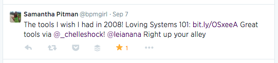 Systems 101 Twitter love