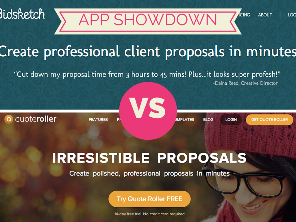 Head to head review and comparison of two popular proposal apps