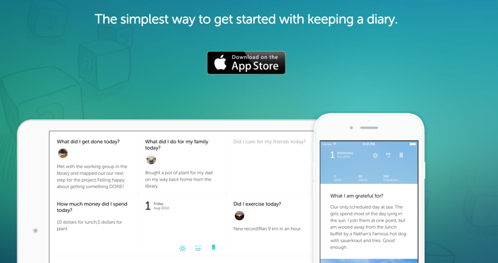 Grid Diary: Journaling app